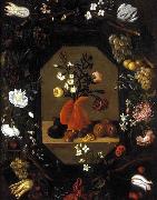 Still-Life with Flowers with a Garland of Fruit